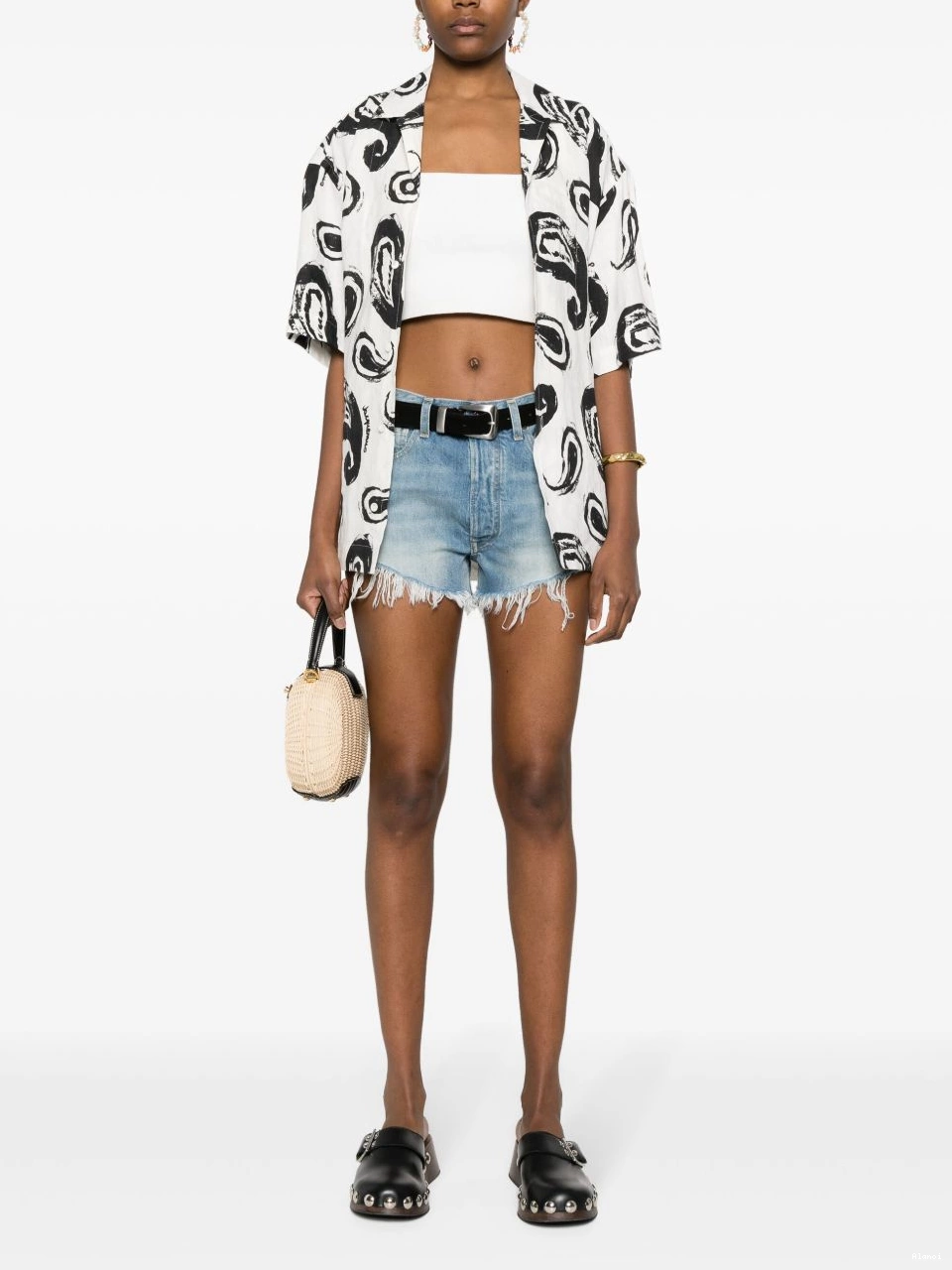 Affordable Kerala Alanui denims shorts Women 0705